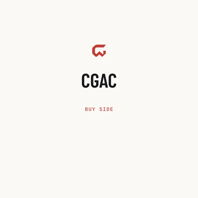 Buy side: CGAC