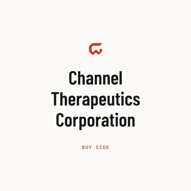 Buy side: Channel Therapeutics Corporation