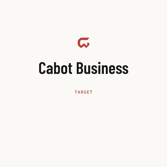 Target: Cabot Business