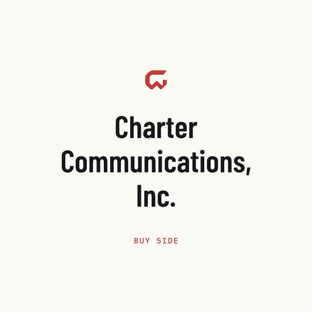 Buy side: Charter Communications, Inc.
