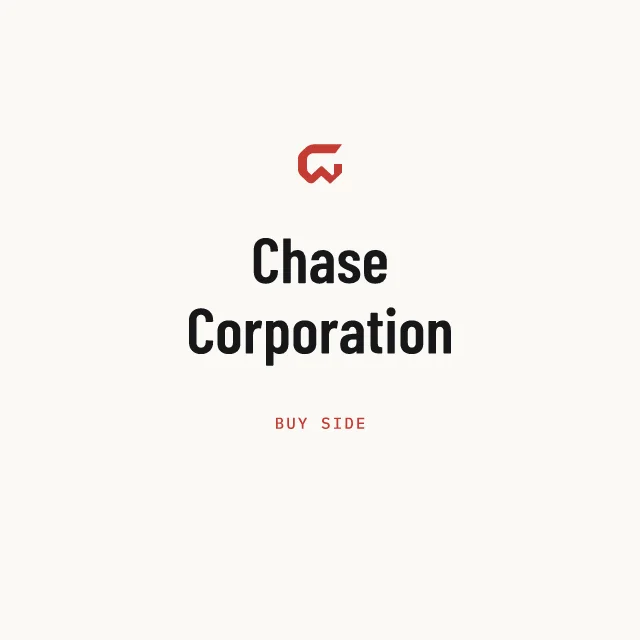 Buy side: Chase Corporation