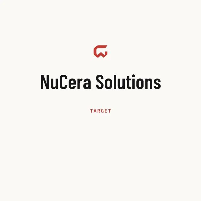 Target: NuCera Solutions