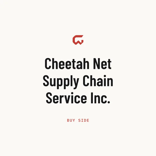 Buy side: Cheetah Net Supply Chain Service Inc.