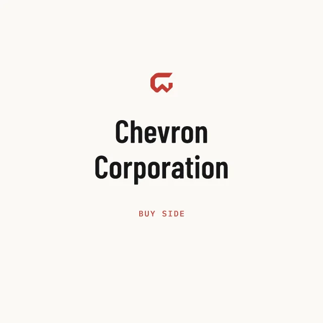 Buy side: Chevron Corporation
