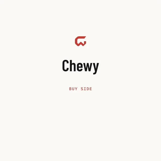 Buy side: Chewy