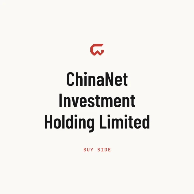 Buy side: ChinaNet Investment Holding Limited