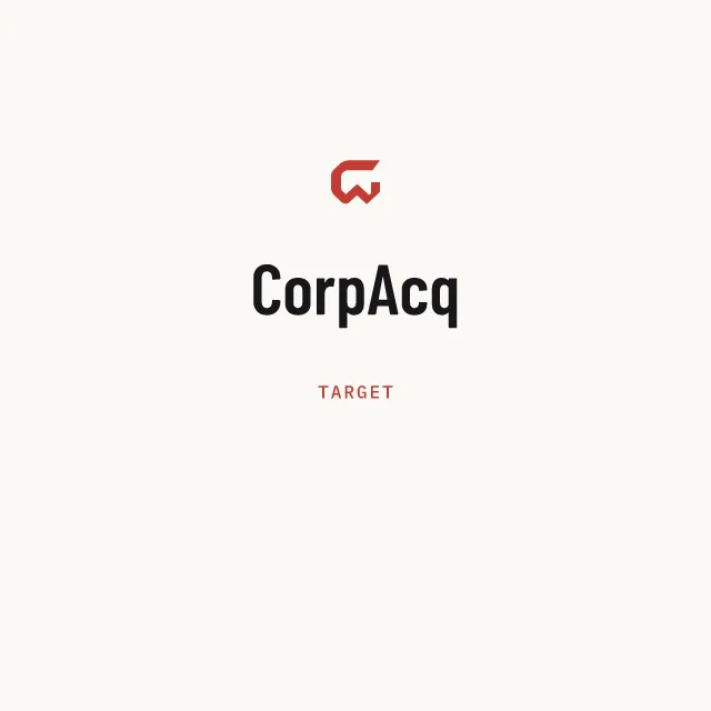 Target: CorpAcq