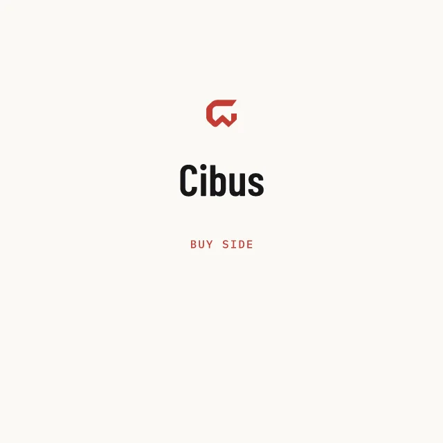 Buy side: Cibus
