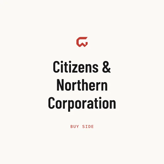 Buy side: Citizens & Northern Corporation