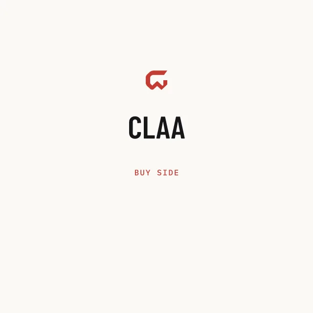 Buy side: CLAA