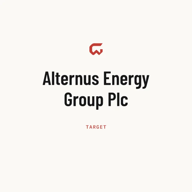 Target: Alternus Energy Group Plc