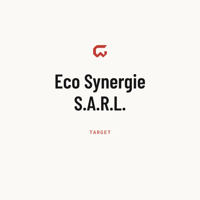 Target: Eco Synergie S.A.R.L.