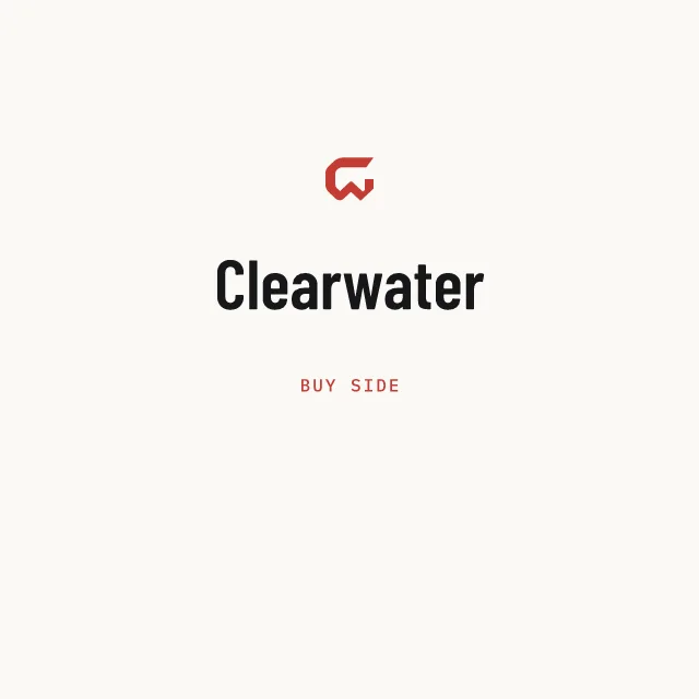Buy side: Clearwater