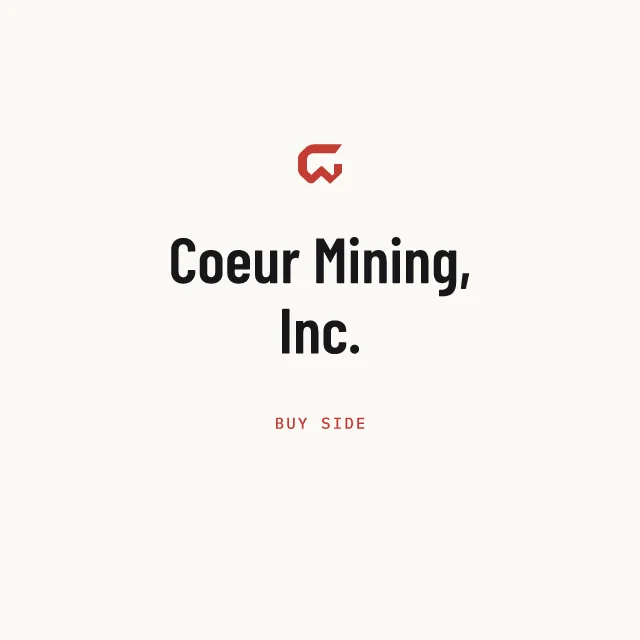 Buy side: Coeur Mining, Inc.