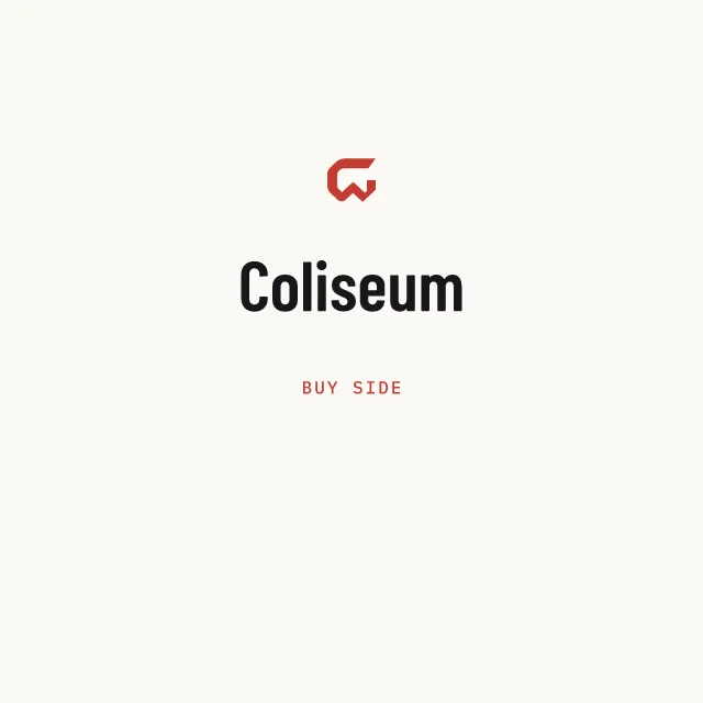 Buy side: Coliseum