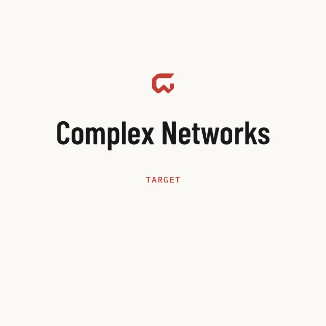 Target: Complex Networks