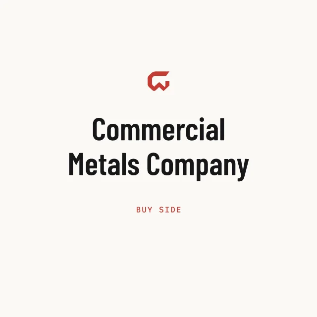 Buy side: Commercial Metals Company