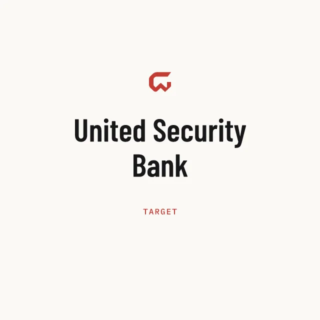 Target: United Security Bank