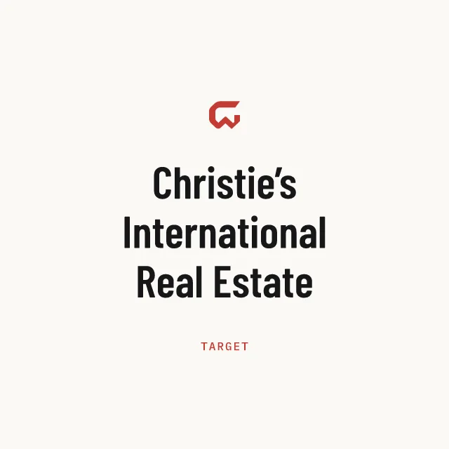 Target: Christie’s International Real Estate