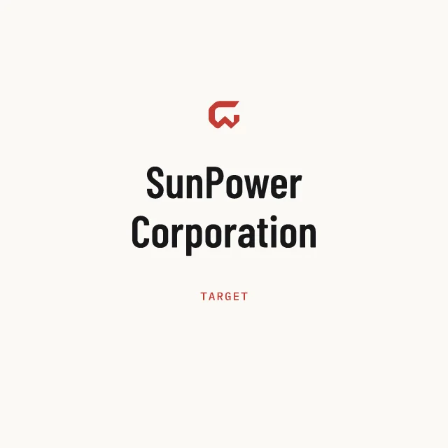 Target: SunPower Corporation