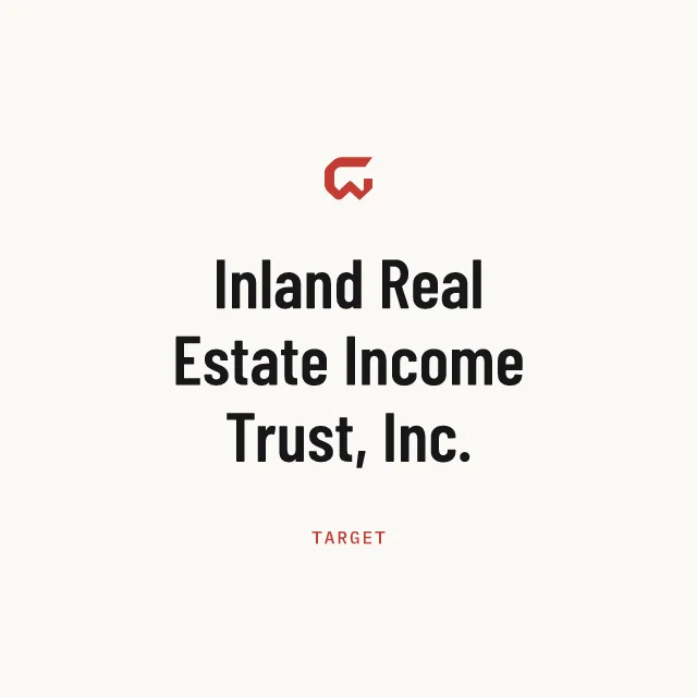 Target: Inland Real Estate Income Trust, Inc.