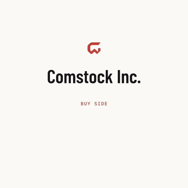 Buy side: Comstock Inc.