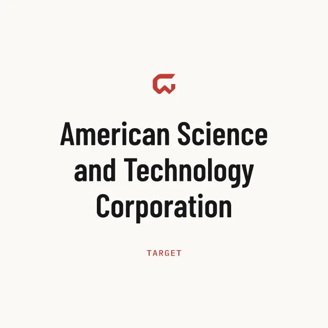 Target: American Science and Technology Corporation