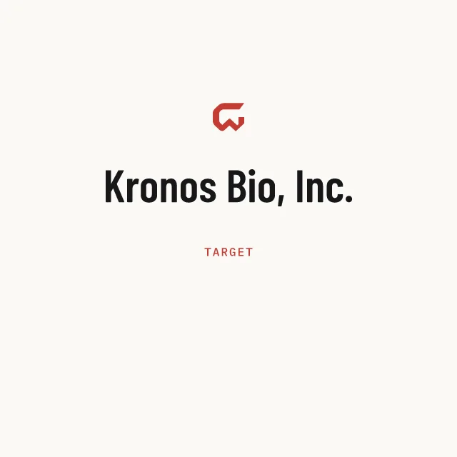 Target: Kronos Bio, Inc.