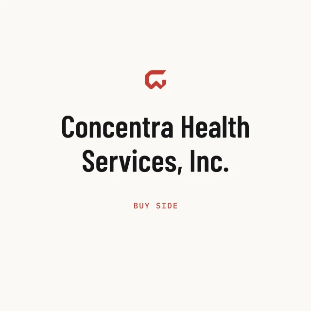 Buy side: Concentra Health Services, Inc.