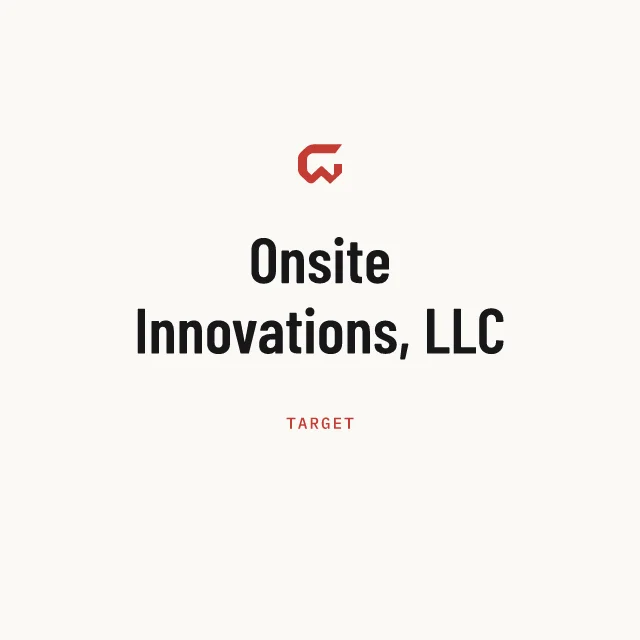 Target: Onsite Innovations, LLC