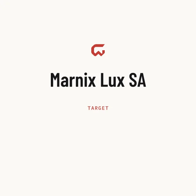 Target: Marnix Lux SA