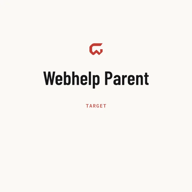Target: Webhelp Parent