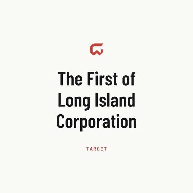 Target: The First of Long Island Corporation