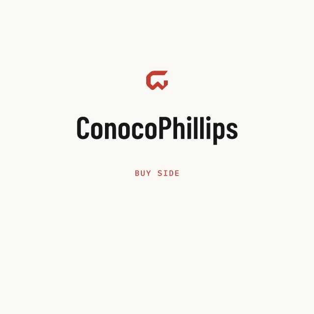 Buy side: ConocoPhillips