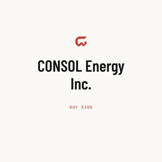 Buy side: CONSOL Energy Inc.