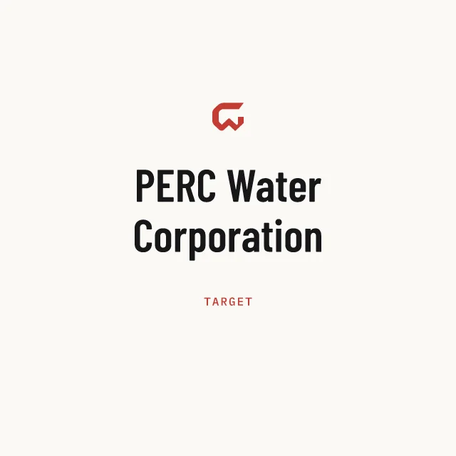 Target: PERC Water Corporation