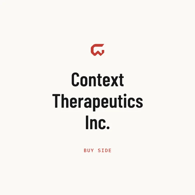 Buy side: Context Therapeutics Inc.