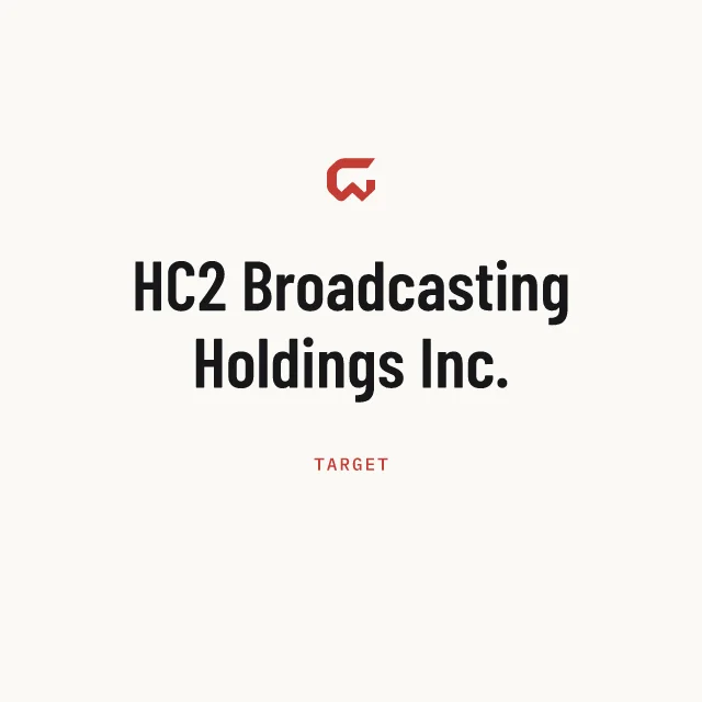 Target: HC2 Broadcasting Holdings Inc.