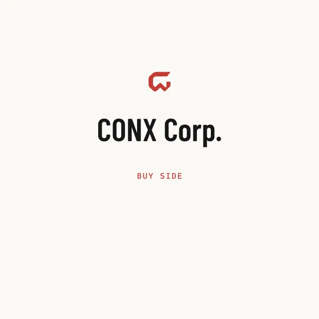 Buy side: CONX Corp.