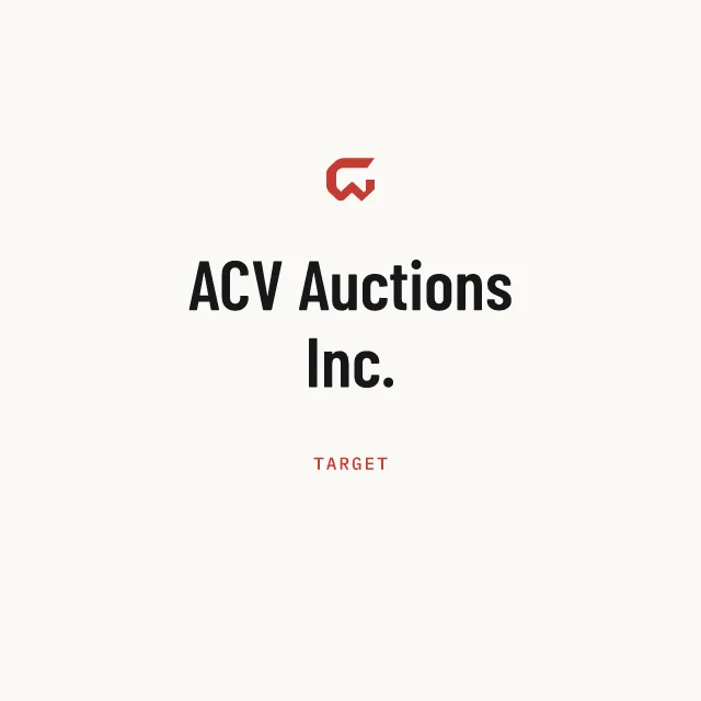 Target: ACV Auctions Inc.