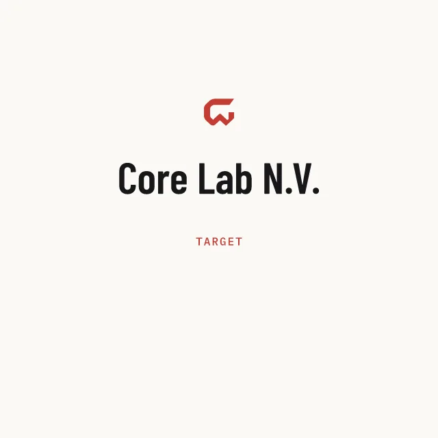 Target: Core Lab N.V.