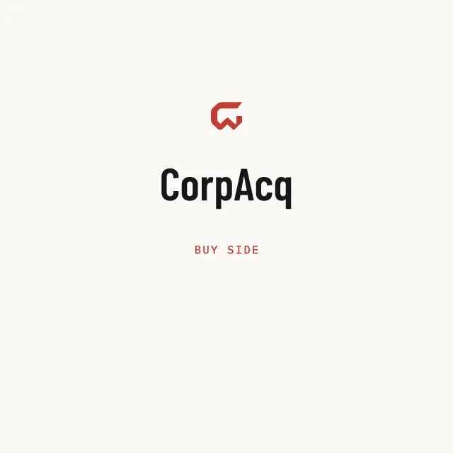 Buy side: CorpAcq
