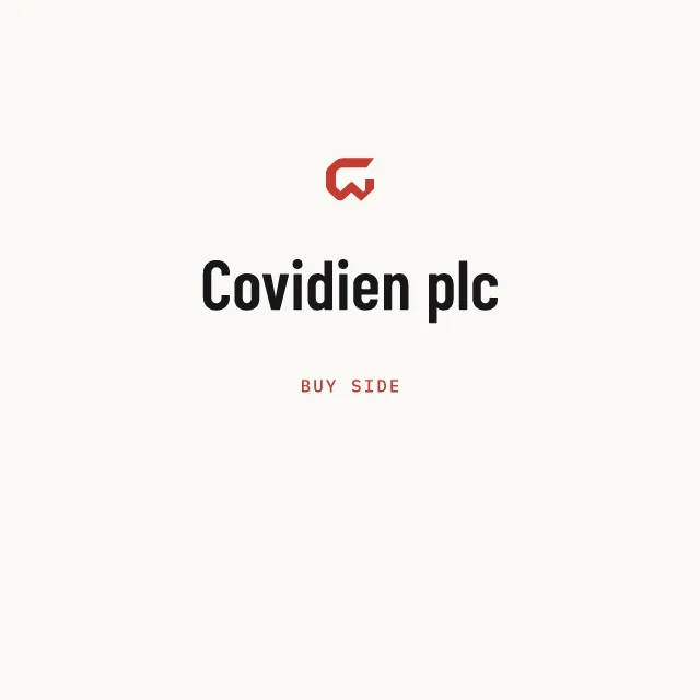 Buy side: Covidien plc