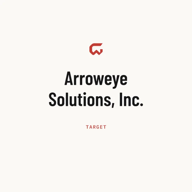 Target: Arroweye Solutions, Inc.
