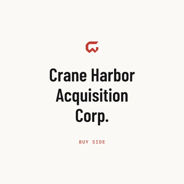 Buy side: Crane Harbor Acquisition Corp.