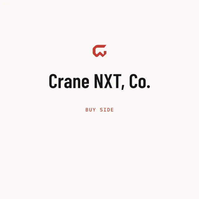 Buy side: Crane NXT, Co.