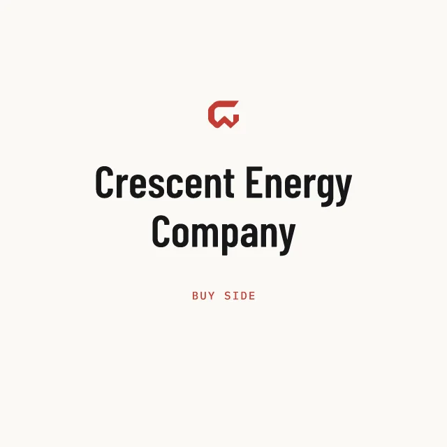 Buy side: Crescent Energy Company