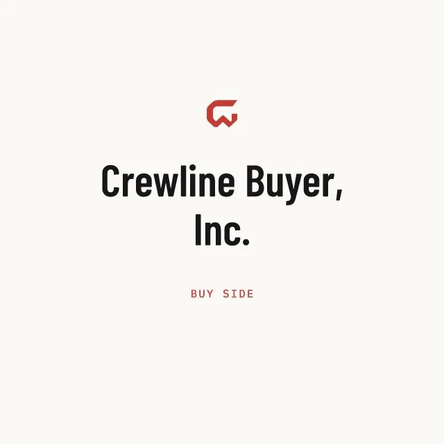 Buy side: Crewline Buyer, Inc.