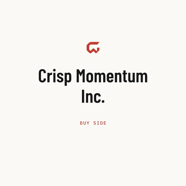 Buy side: Crisp Momentum Inc.