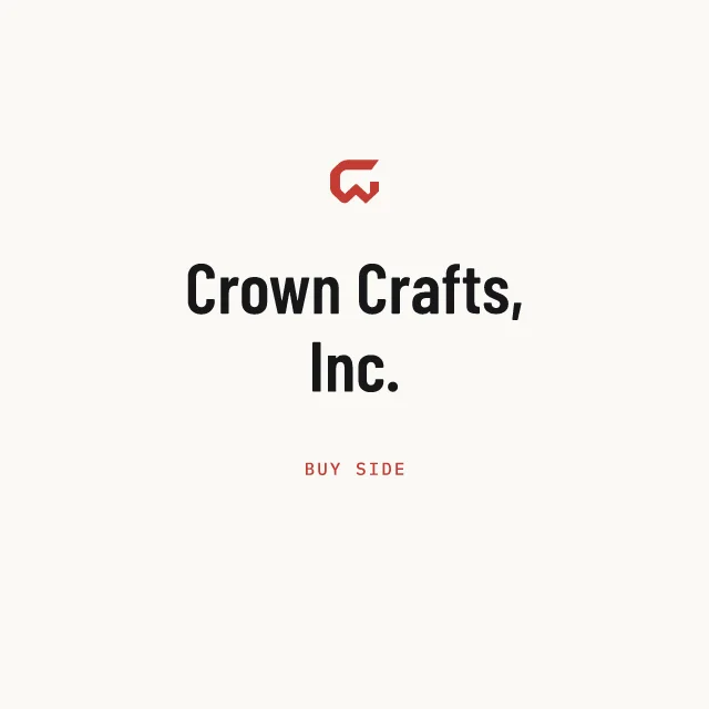 Buy side: Crown Crafts, Inc.